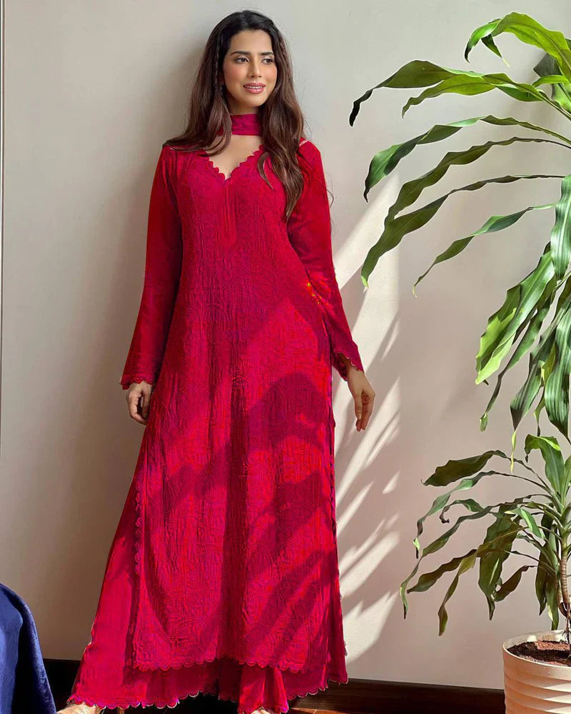 Pink New Trend Designer Ethnic Set
