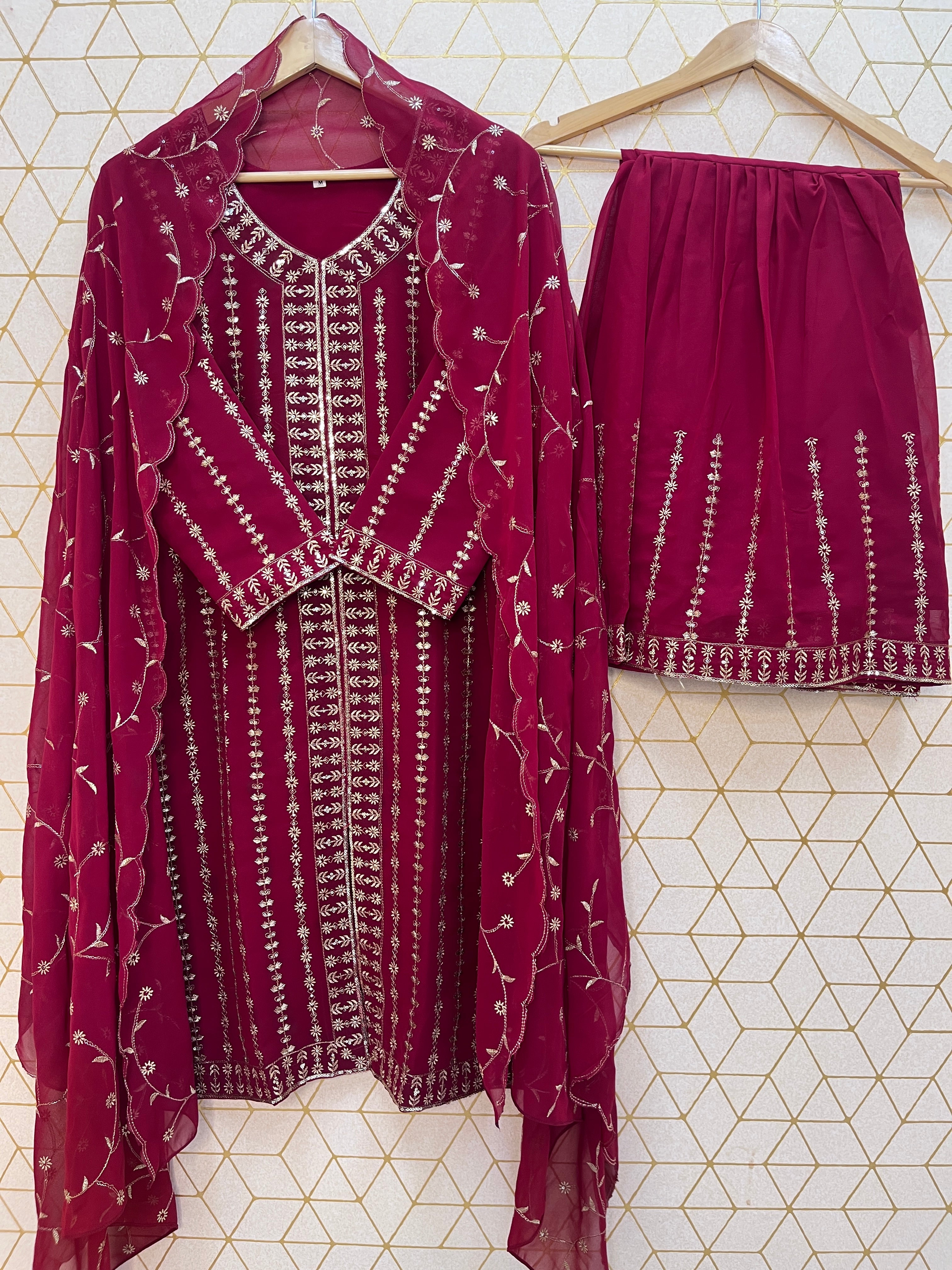 Fumka Presents - New Festival Special Sharara Pair with Dupatta