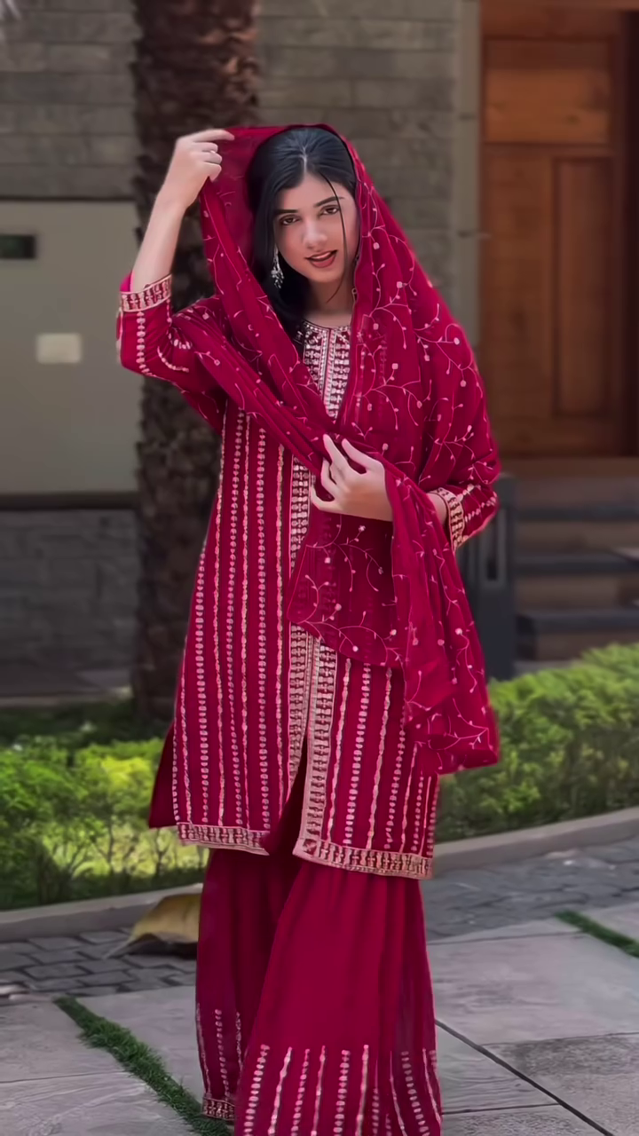Fumka Presents - New Festival Special Sharara Pair with Dupatta